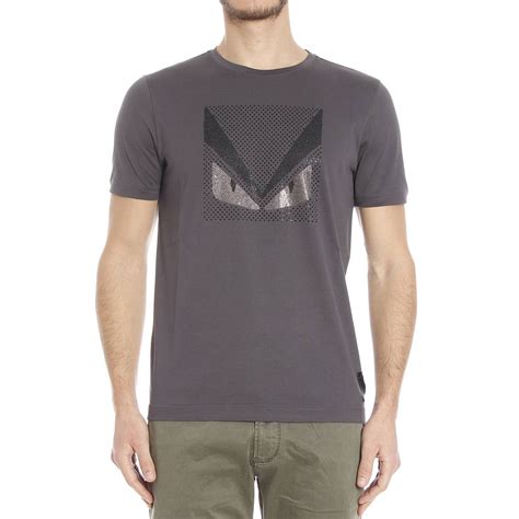 t shirt uomo manica lunga fendi|T.